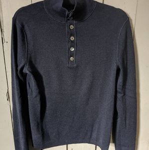 Navy Merino Wool Sweater Banana Republic